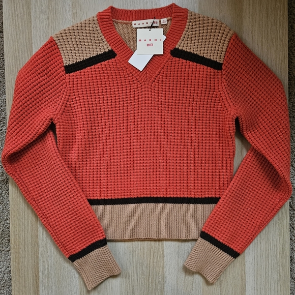 Uniqlo x Marni Orange Sweater - Picture 2 of 4